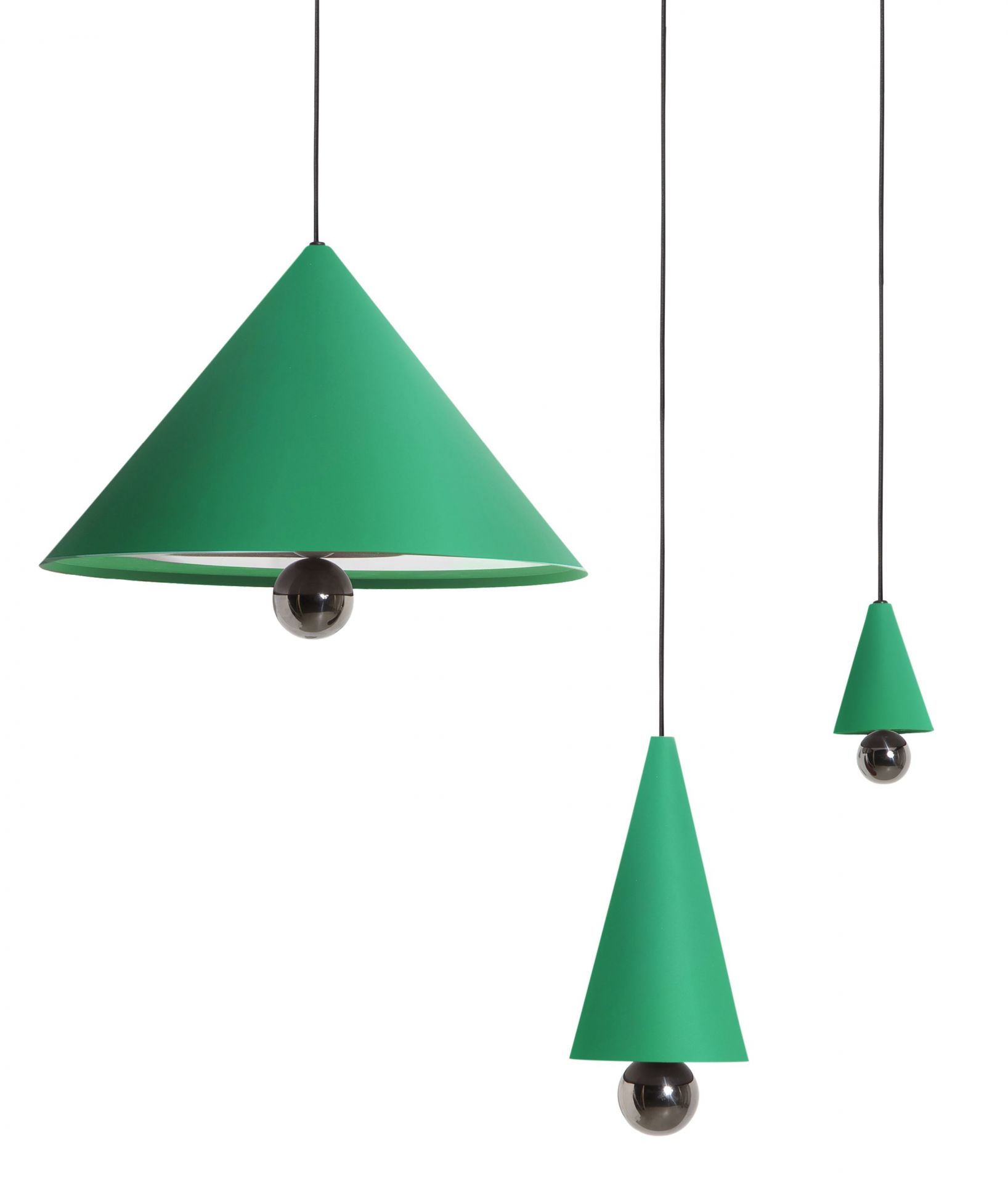 Cherry Pendant light Pendant lamp L Petite Friture Mint green