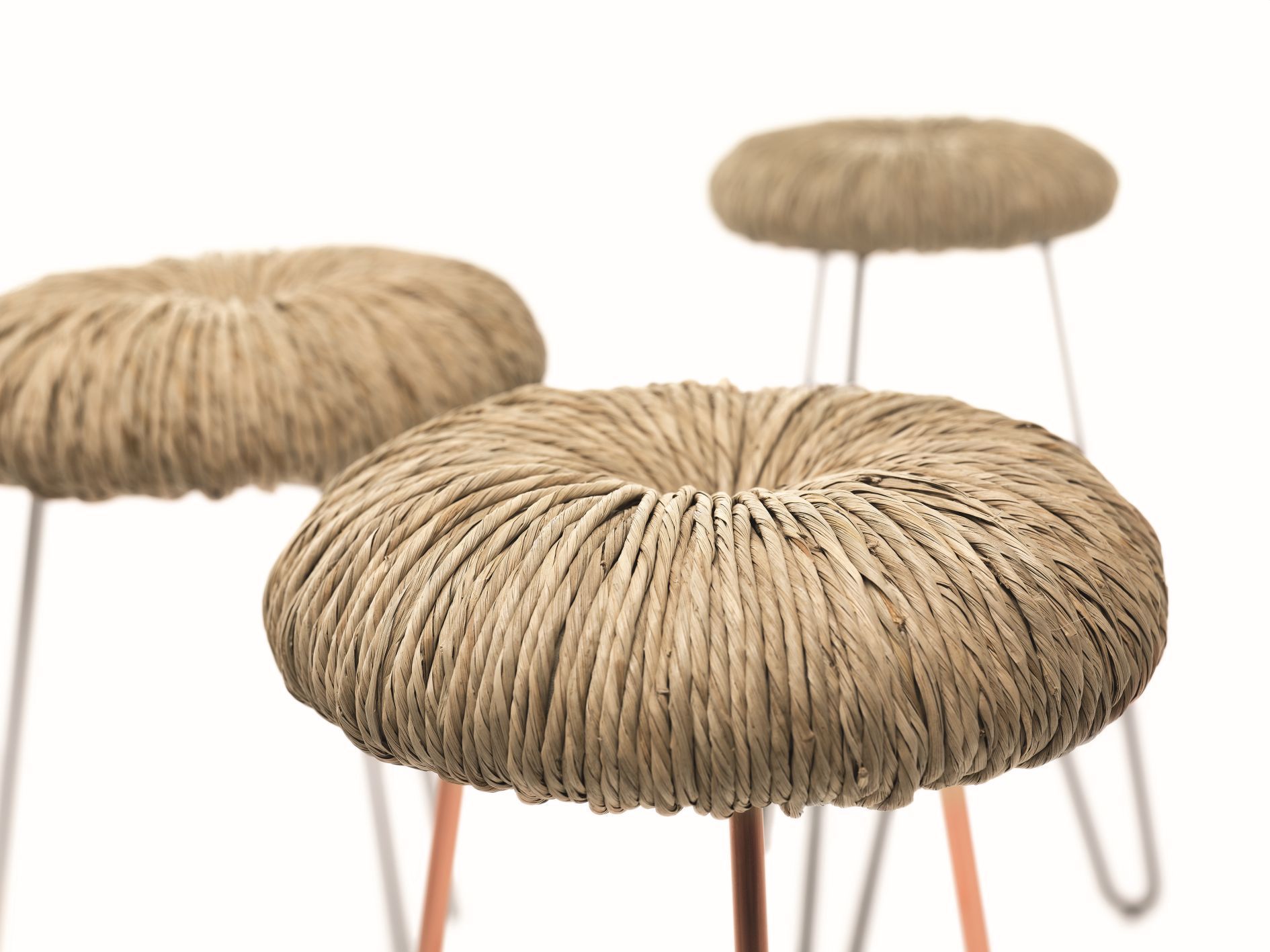 Donut Stool grey H45cm Mogg