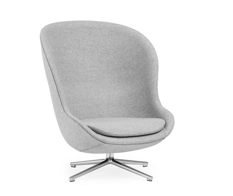 Hyg Lounge Chair High Swivel Armchair Normann Copenhagen
