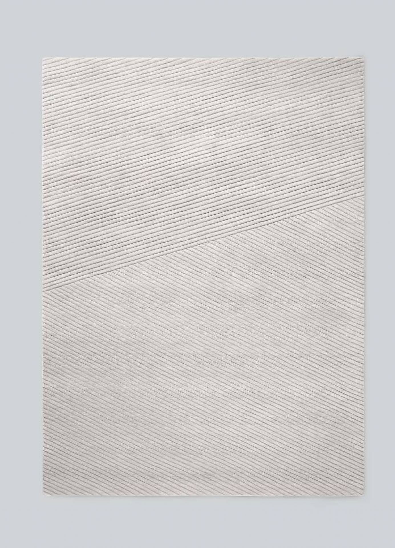 Row Medium Carpet Light Grey Northern