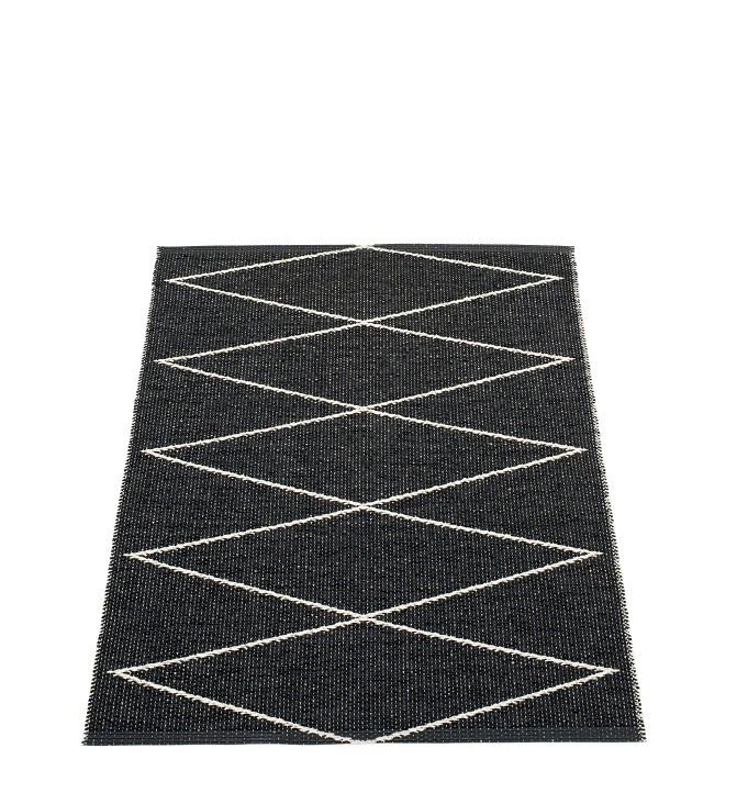 Max Plastic carpet 70x100 cm Pappelina Black