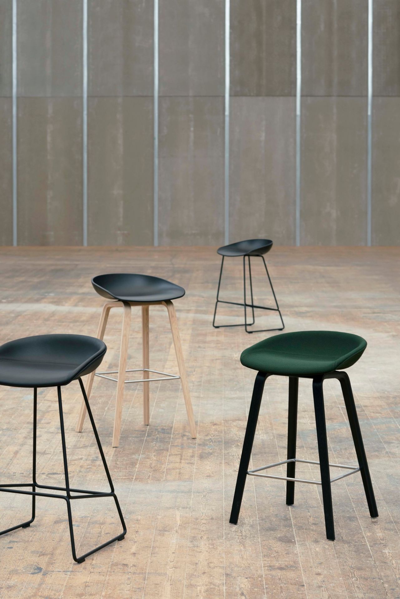 About a Stool AAS 33 / AAS33 Bar stool with full upholstery Hay
