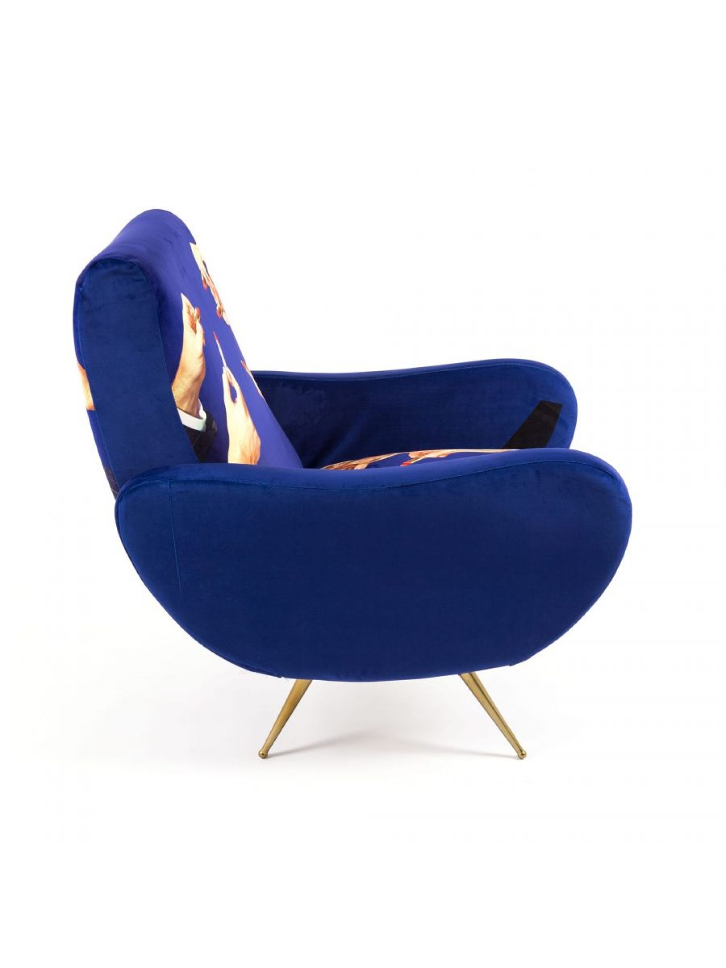 Toiletpaper armchair Lipsticks Seletti