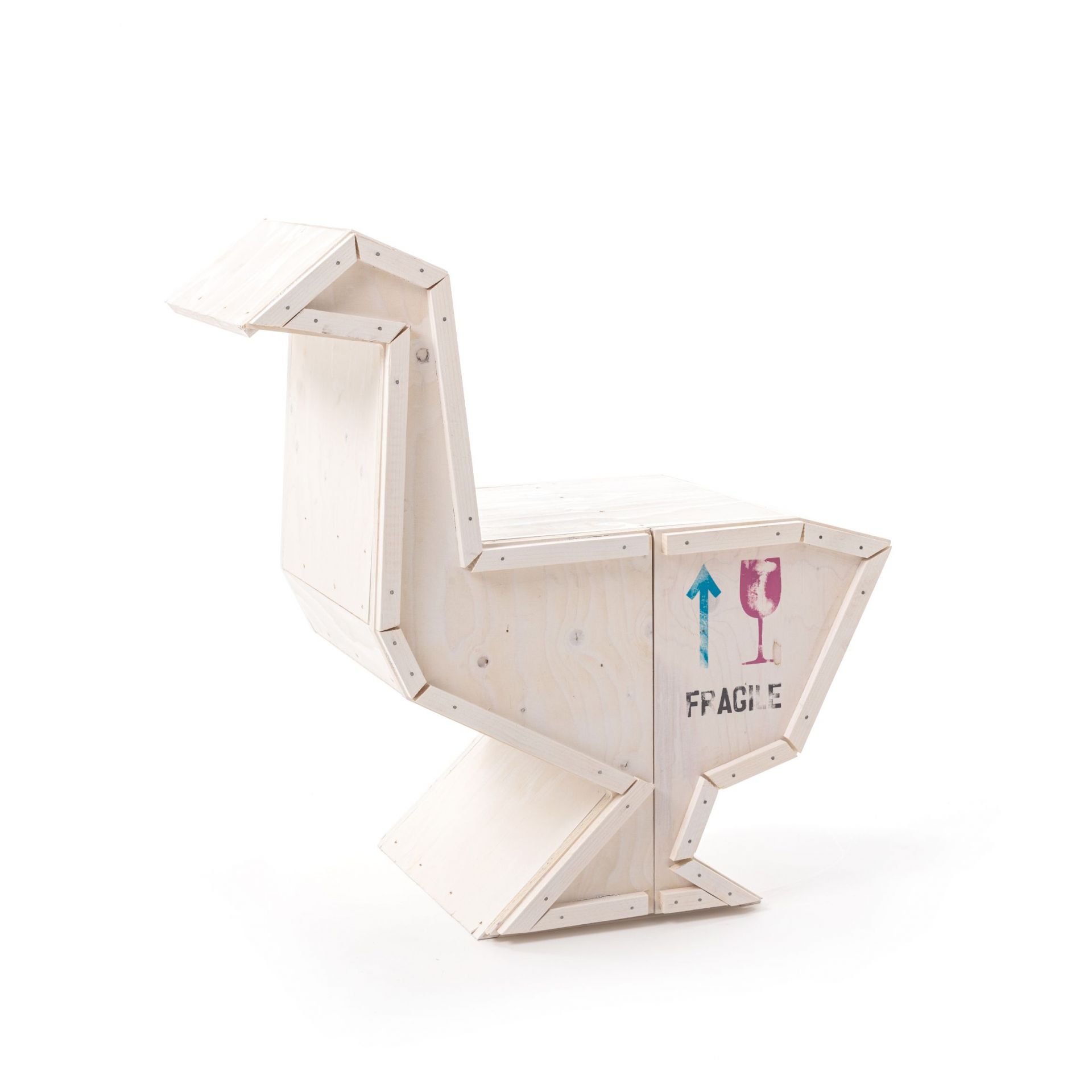 Sending Animals Goose 2.0 cupboard white Seletti