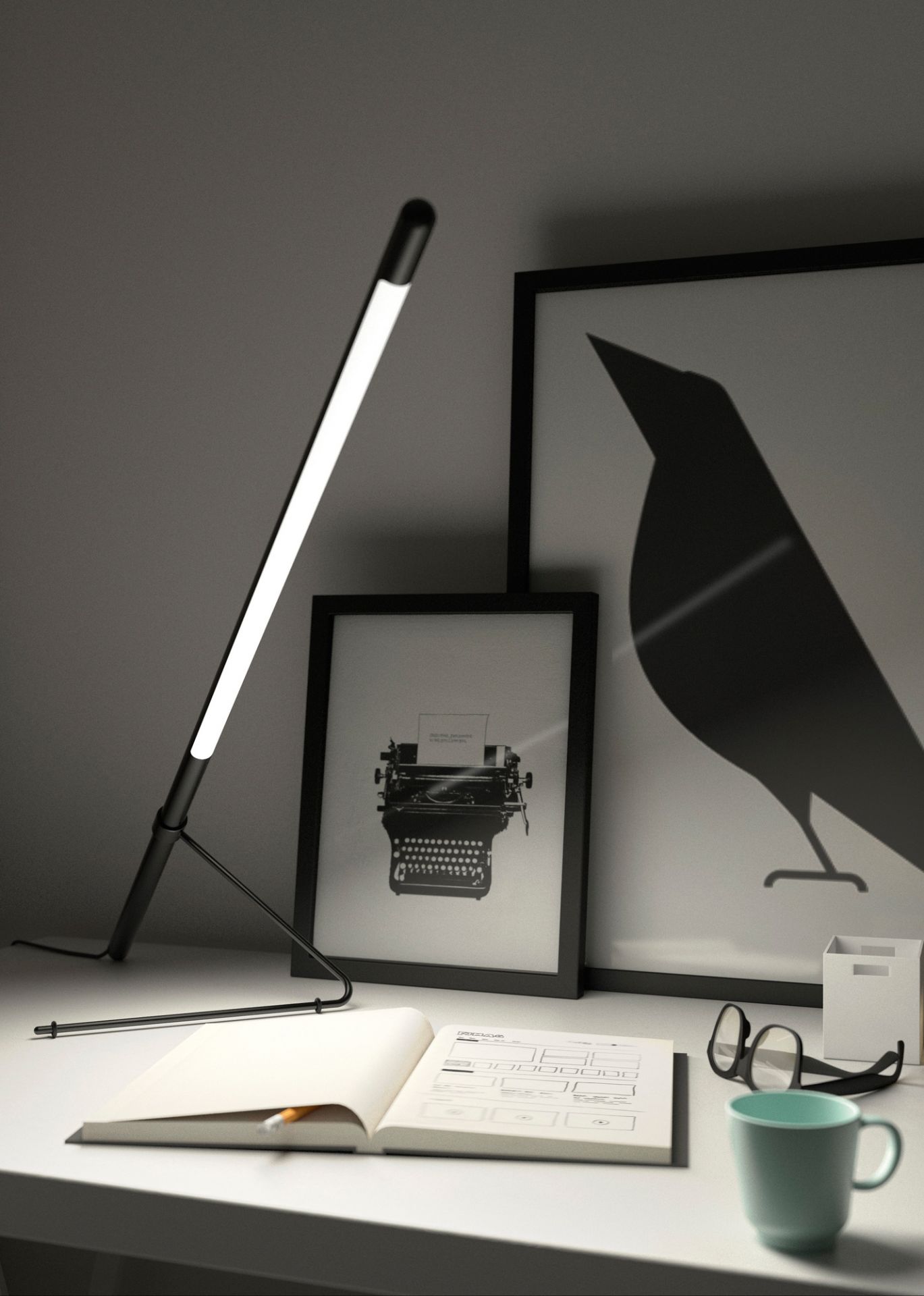 Tubo Table lamp Belux