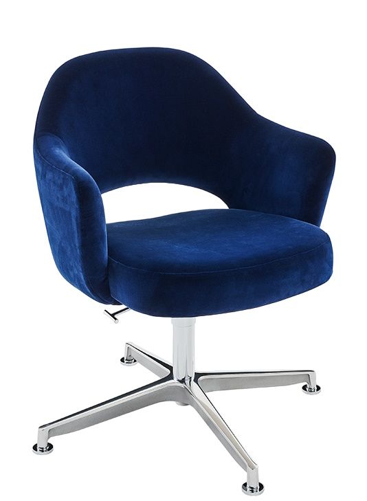 Saarinen Relax Conference Chair 4-Star Swivel Base with Armrest Knoll Interntional 