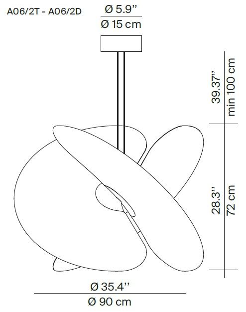 A06 2 Levante Pendant Light Luceplan