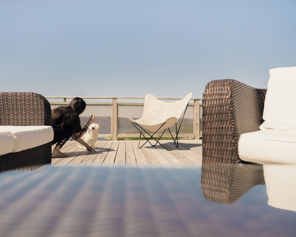Mariposa Outdoor Butterfly Chair Cuero