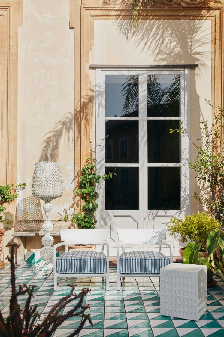 Cara Mat Outdoor Armchair Kartell