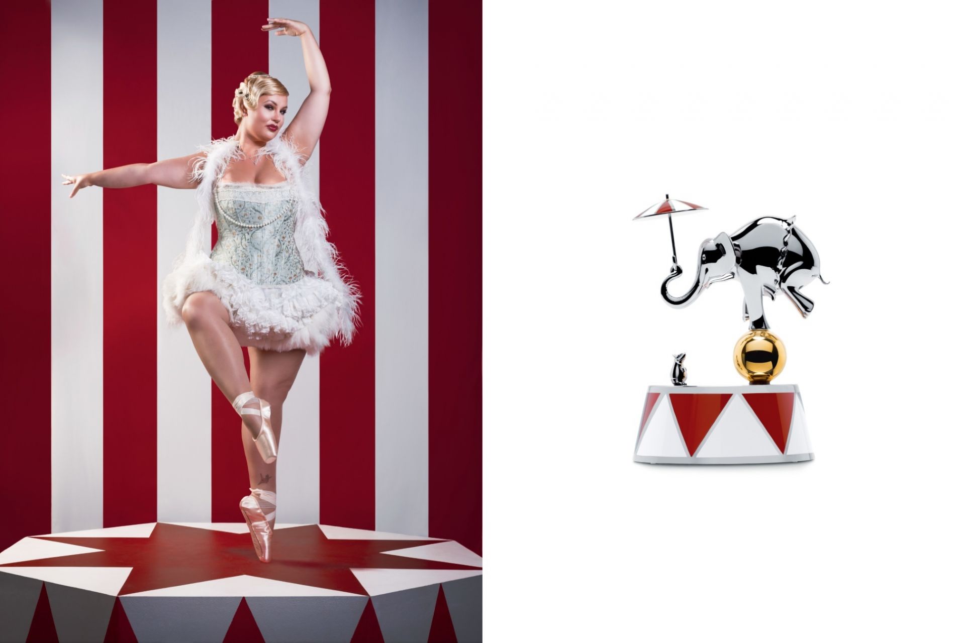 Alessi Circus MW37  The Ballerina Musical Box Alessi LIMITED EDITION