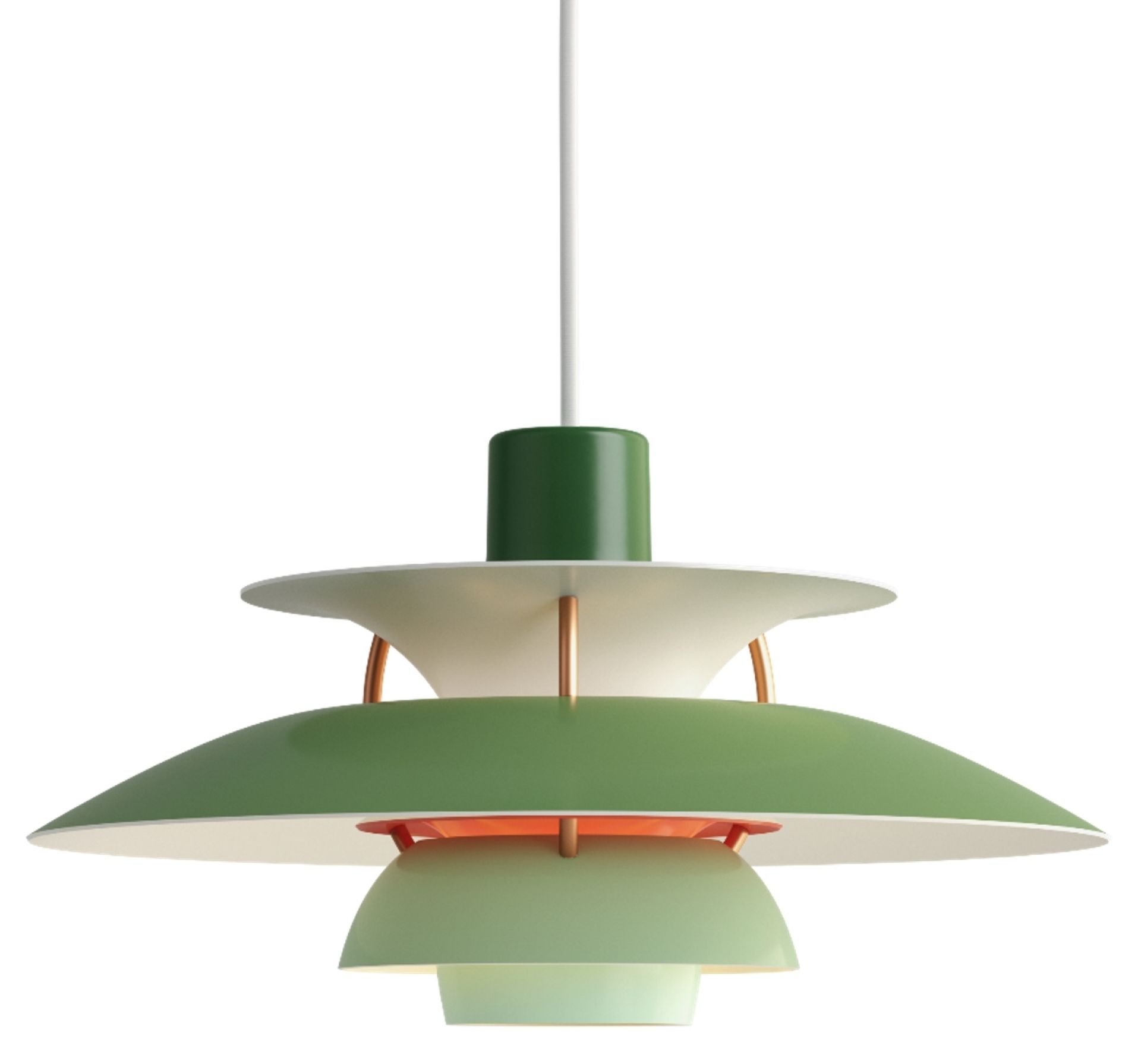 PH 5 Mini Pendelleuchte Louis Poulsen-Hues grün