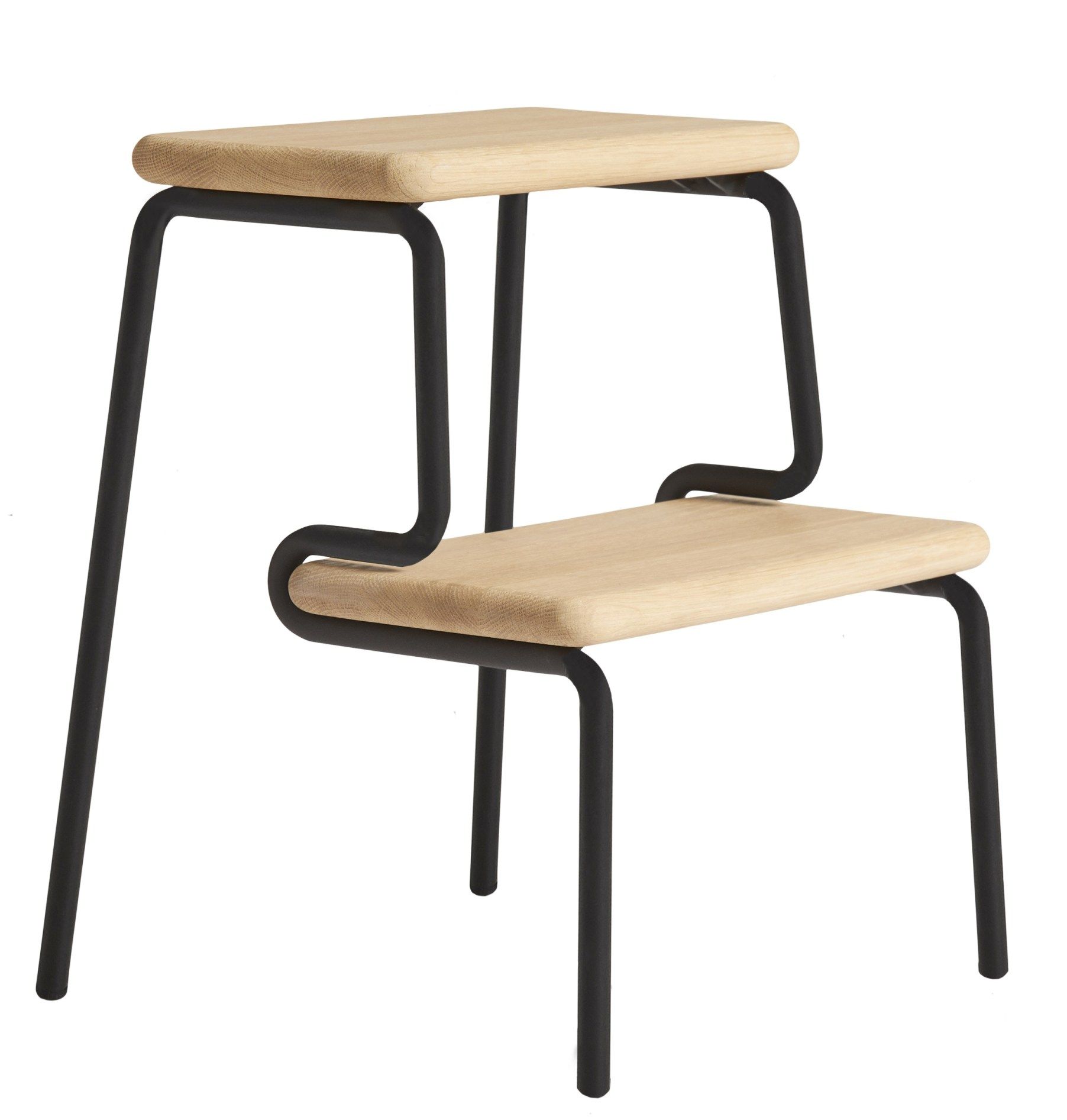 Slalom Step Stool Woud
