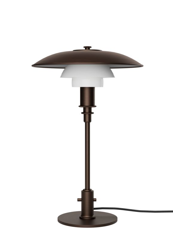 PH 3/2 Aged Brass Opal table lamp Louis Poulsen