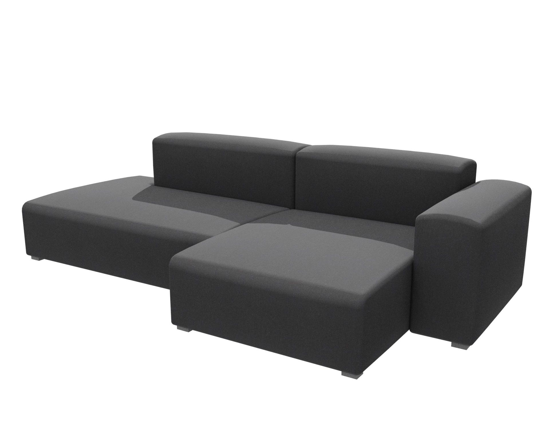 Mags Soft Sofa Low Armrest 2 1/2-Seater Combination 3 Hay 
