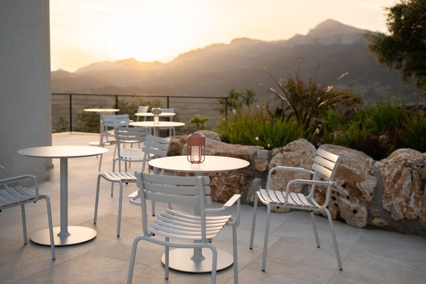 Alua Armrest Dining Chair Armrest Chair Outdoor Houe 