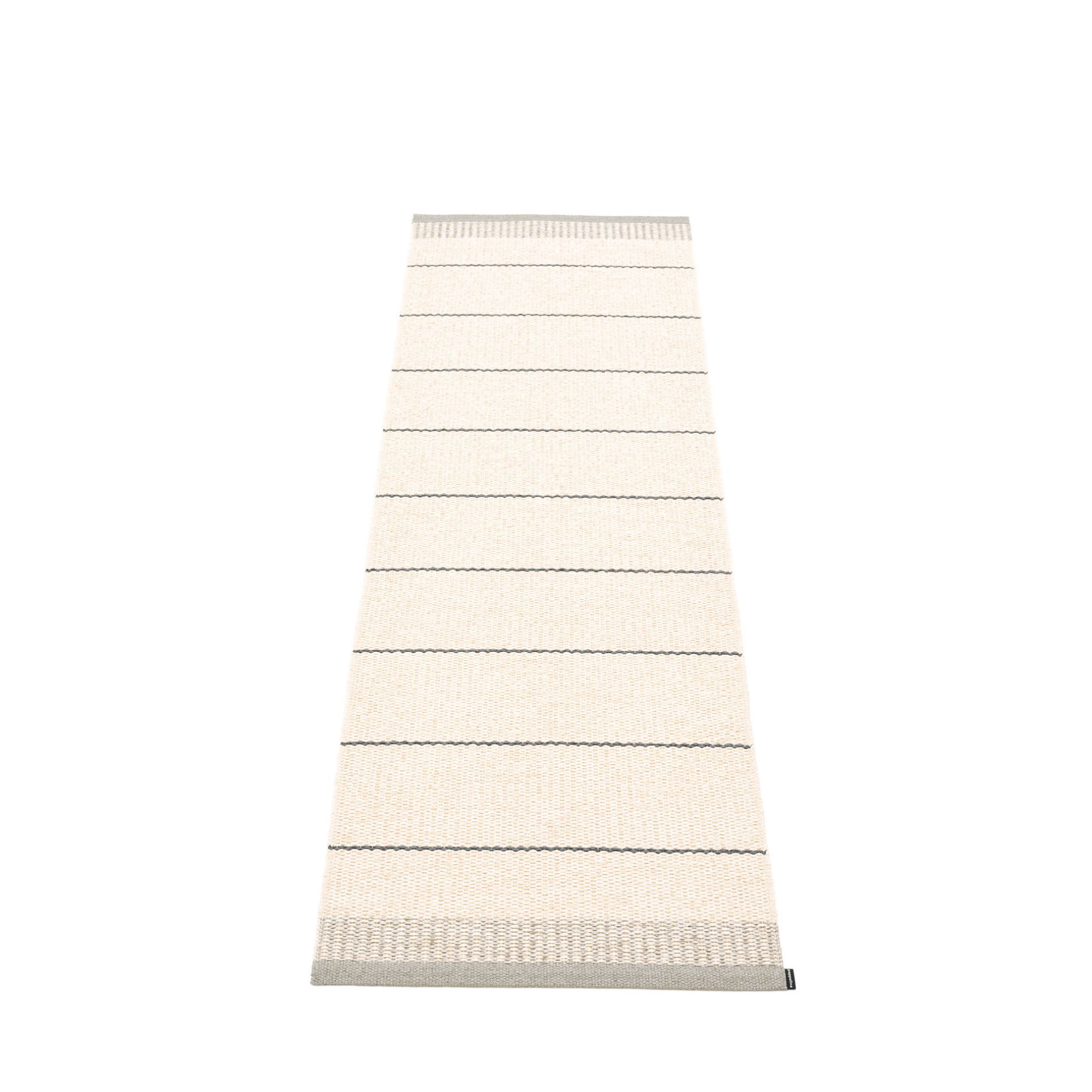 Belle Plastic Carpet 60x200 cm Pappelina Warm grey