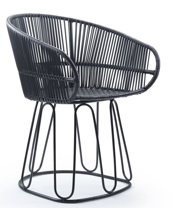  Circo Dining Chair Outdoor ames Black matt / Black