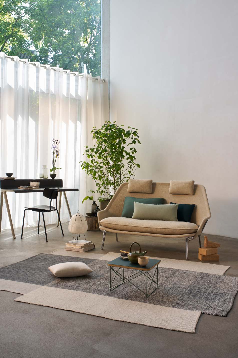 Occasional Table LTR Side Table Linoleum Jade Vitra