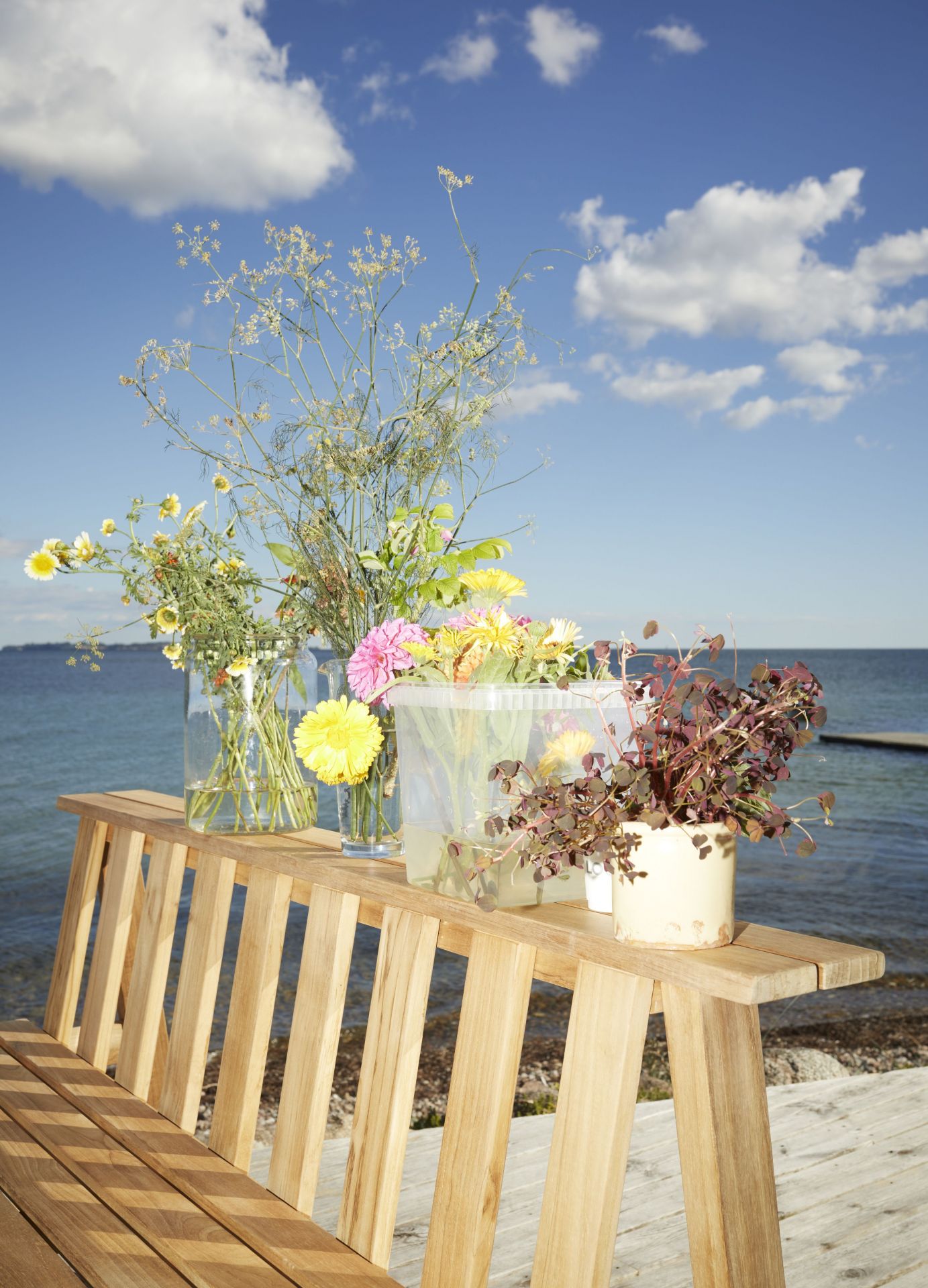 Cadence Bench Teak Outdoor Skagerak by Fritz Hansen
