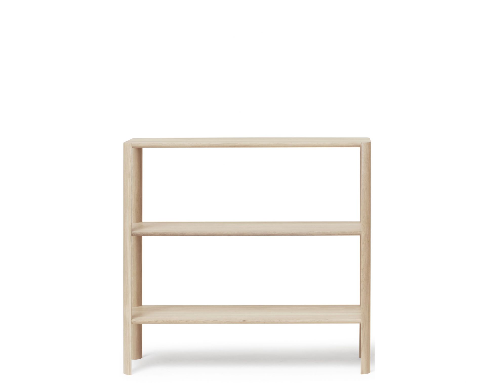 Leaf shelf 1x3 oak white oiled Form & Refine