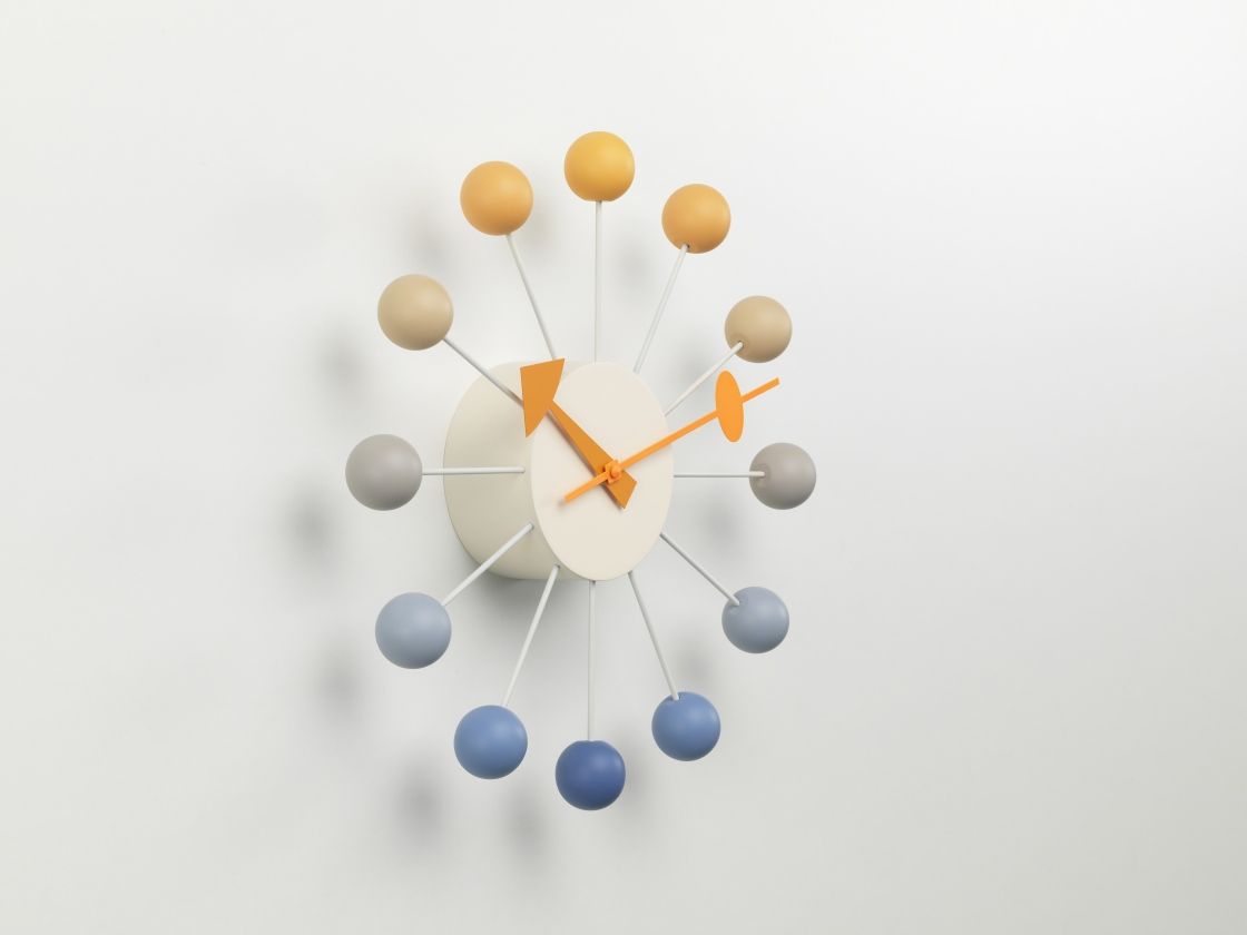 Ball Clock Wall Clock Sunrise Vitra LIMITED EDITION  