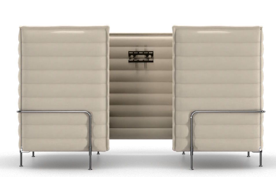 Alcove Cabin 2-seater highback sofa Vitra