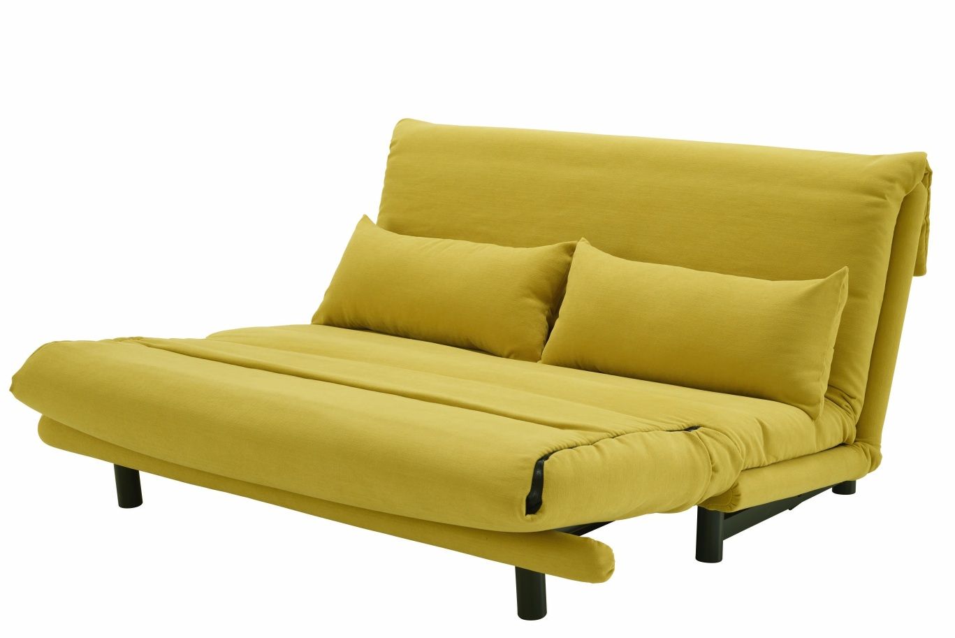 Multy First sofa bed 3-seater with wedge cushion ligne roset Saffron
