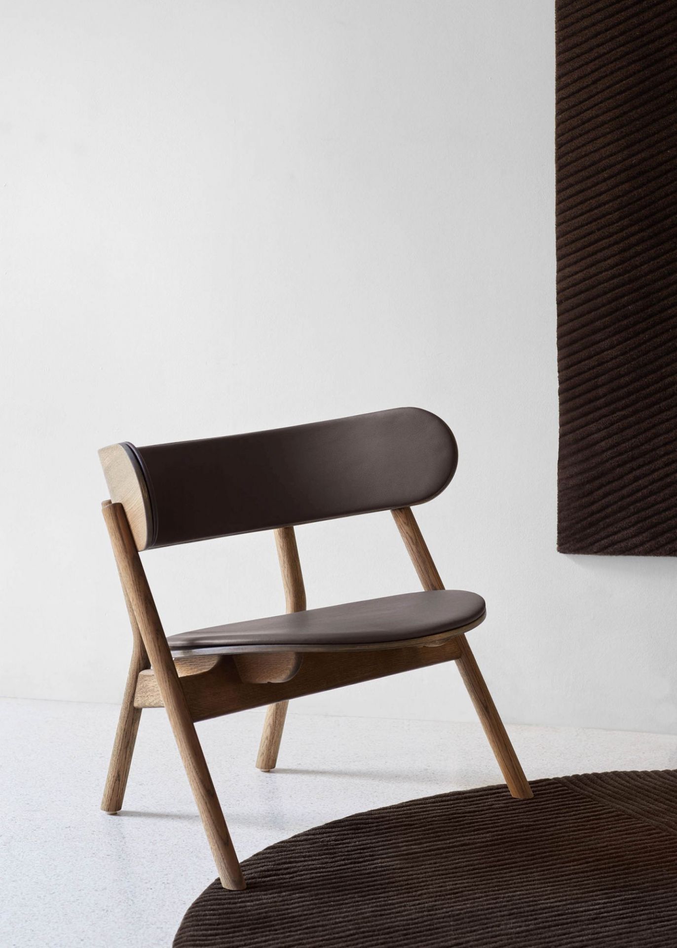 Oaki Lounge Chair with upholstery Northern