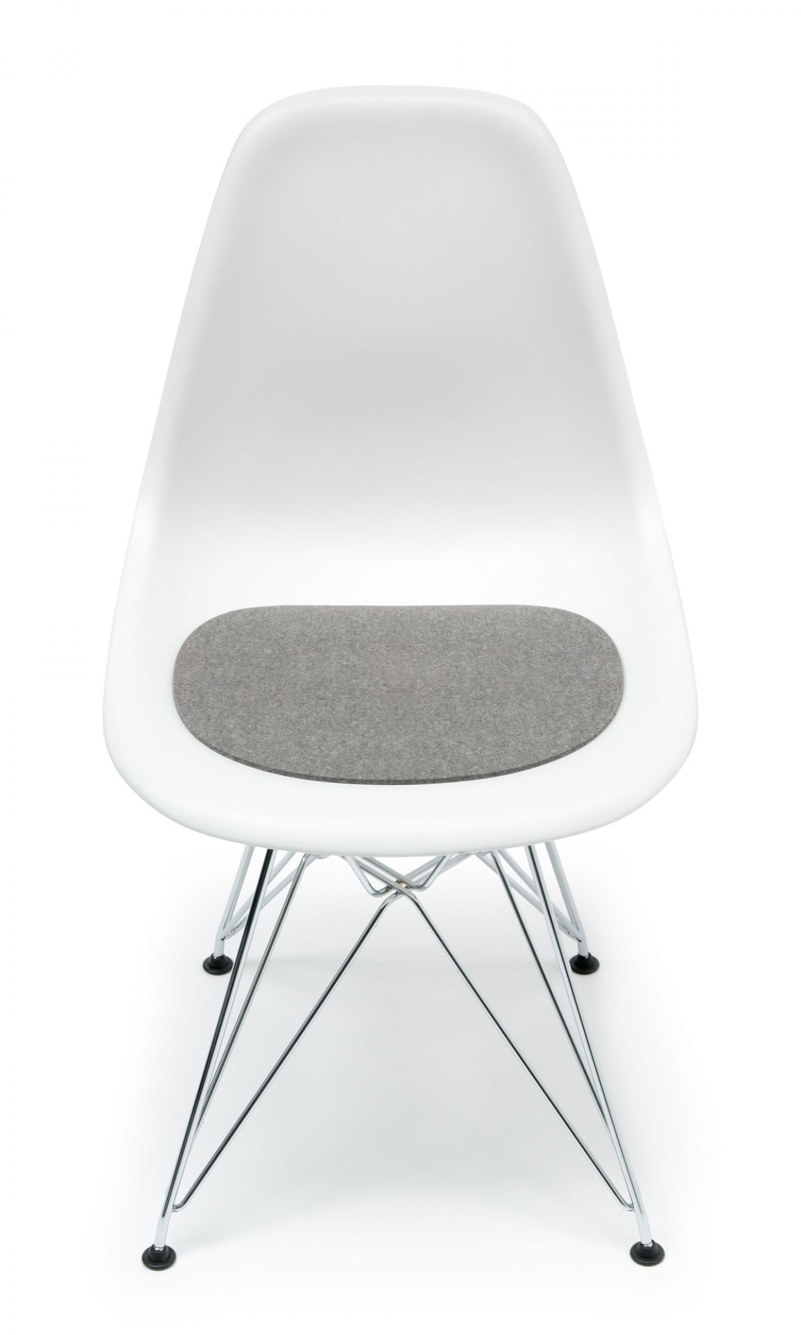 Seat pad-Felt pad Eames Plastic Side Chairs DSR / DSW light melange Hey Sign