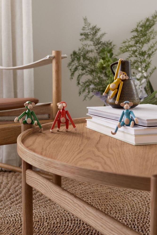 Monkey Mini coloured Kay Bojesen Vintage Yellow