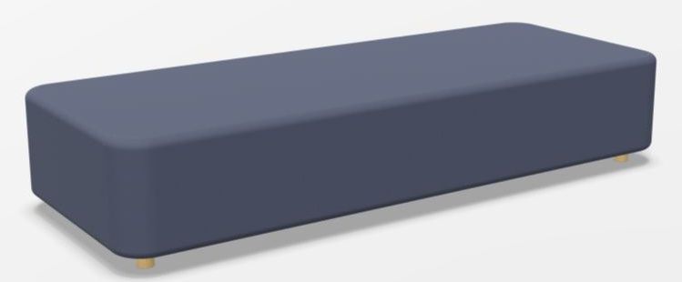 Mezza seating element Sofa Cascando