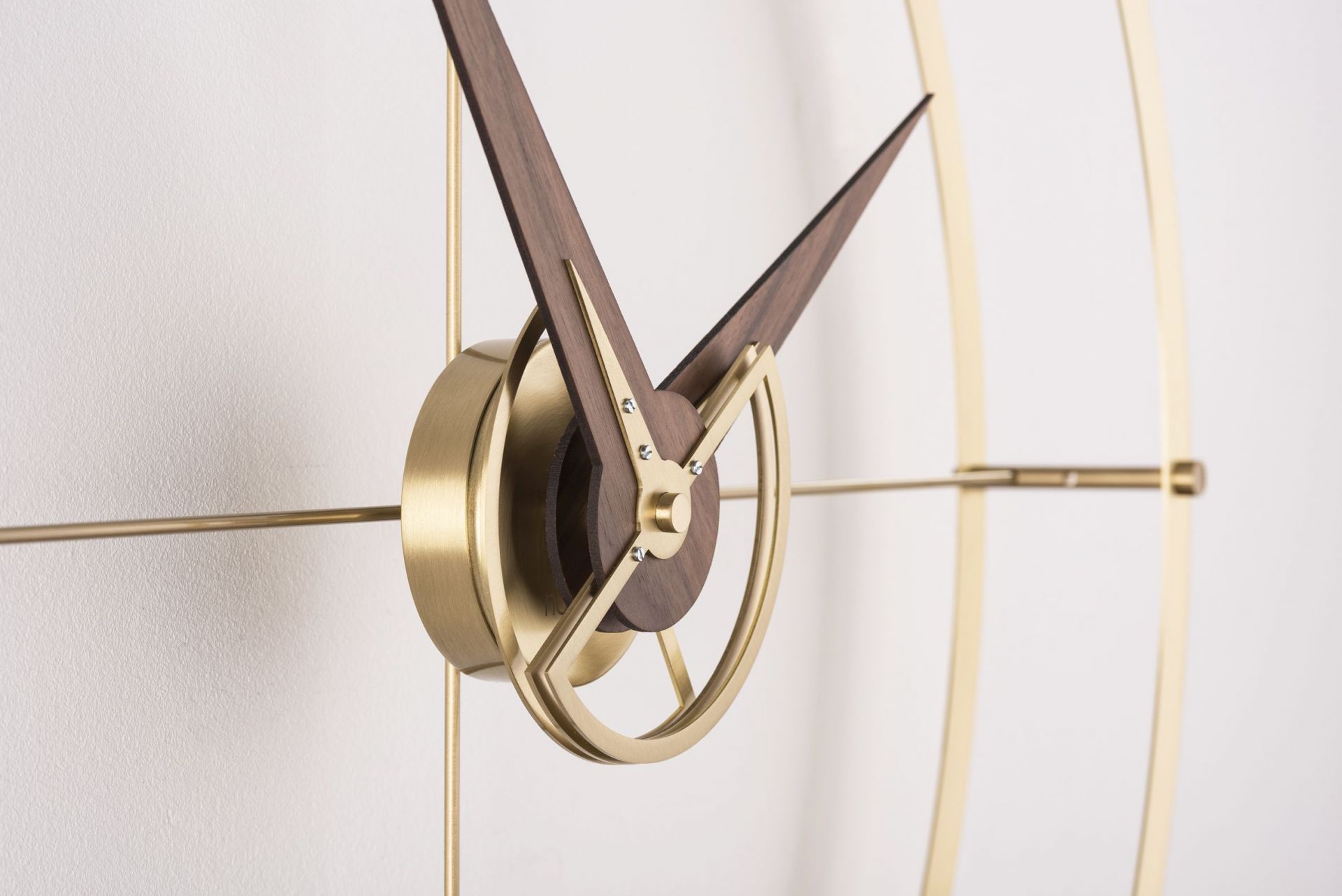 Doble O Premium Gold clock Ø70cm Nomon