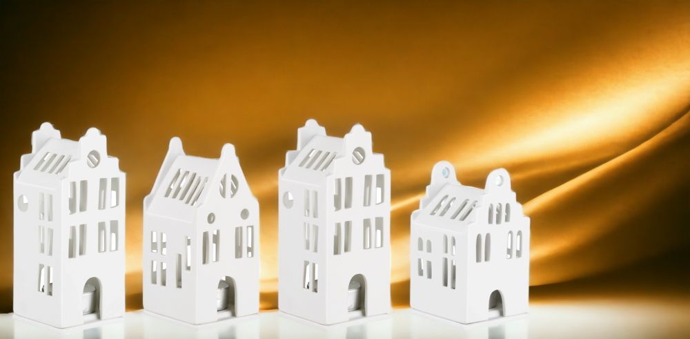Home Light House Assortment Set of 4 Räder