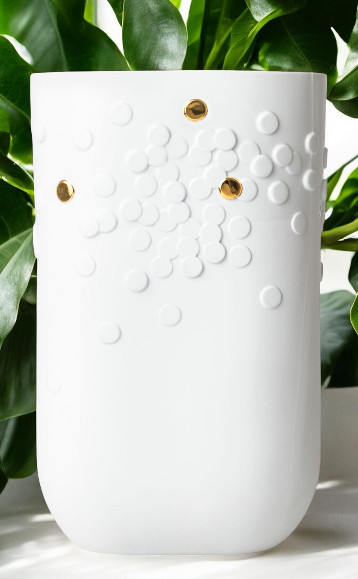 Golden dot vase Floor vase Räder