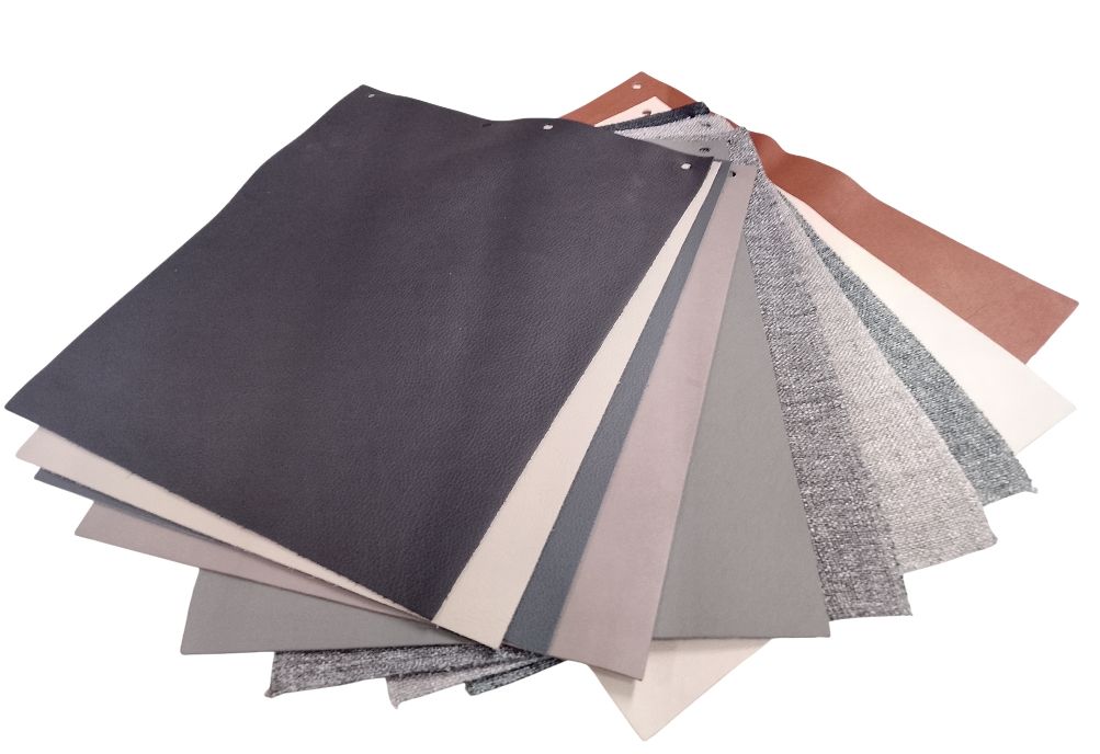Leather/fabric samples Walter Knoll