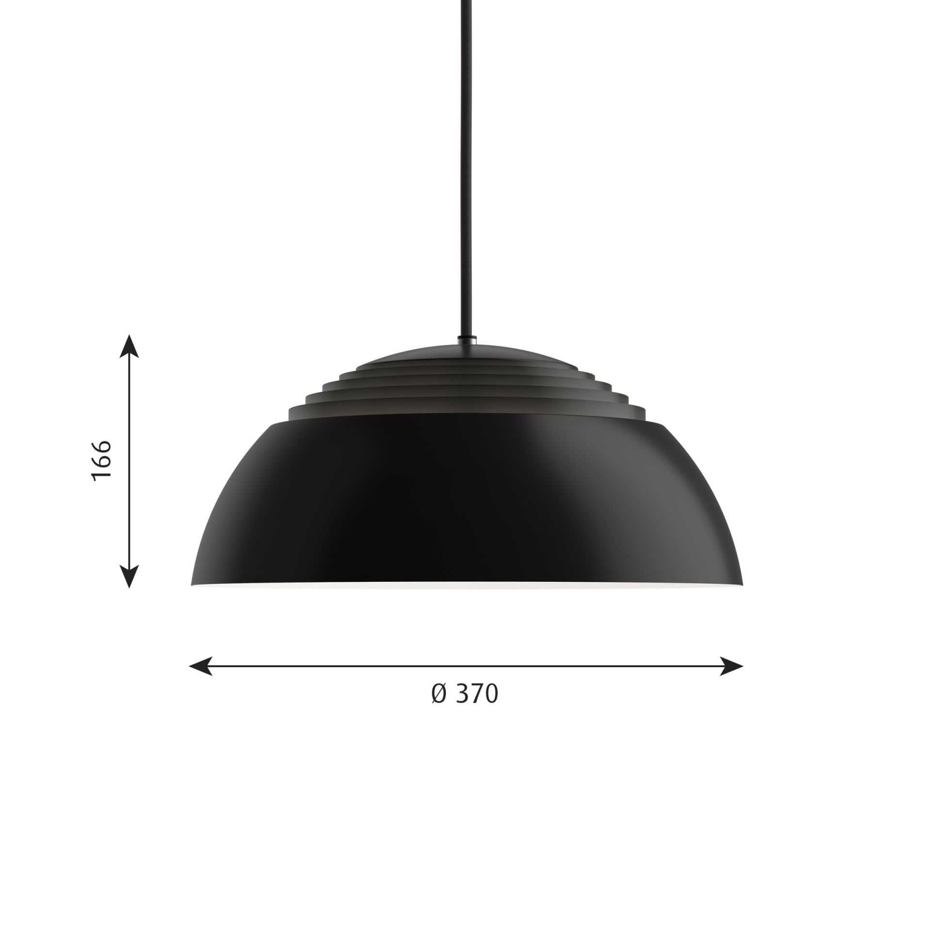 AJ Royal Pendant light Louis Poulsen