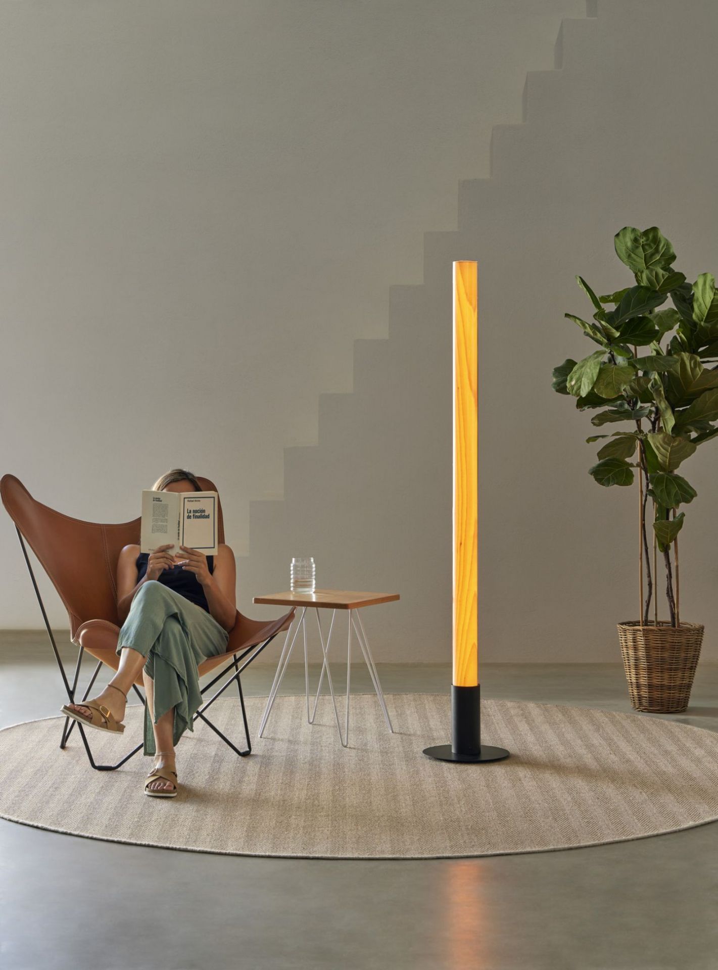 Estela floor lamp Beech LZF Lamps
