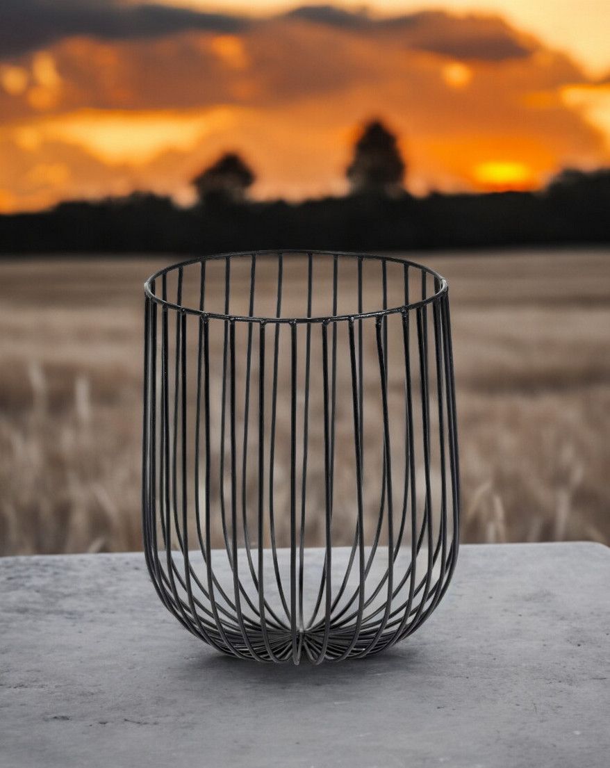 Catu Basket Black Serax ⌀20 x H 25 cm SINGLE PIECES