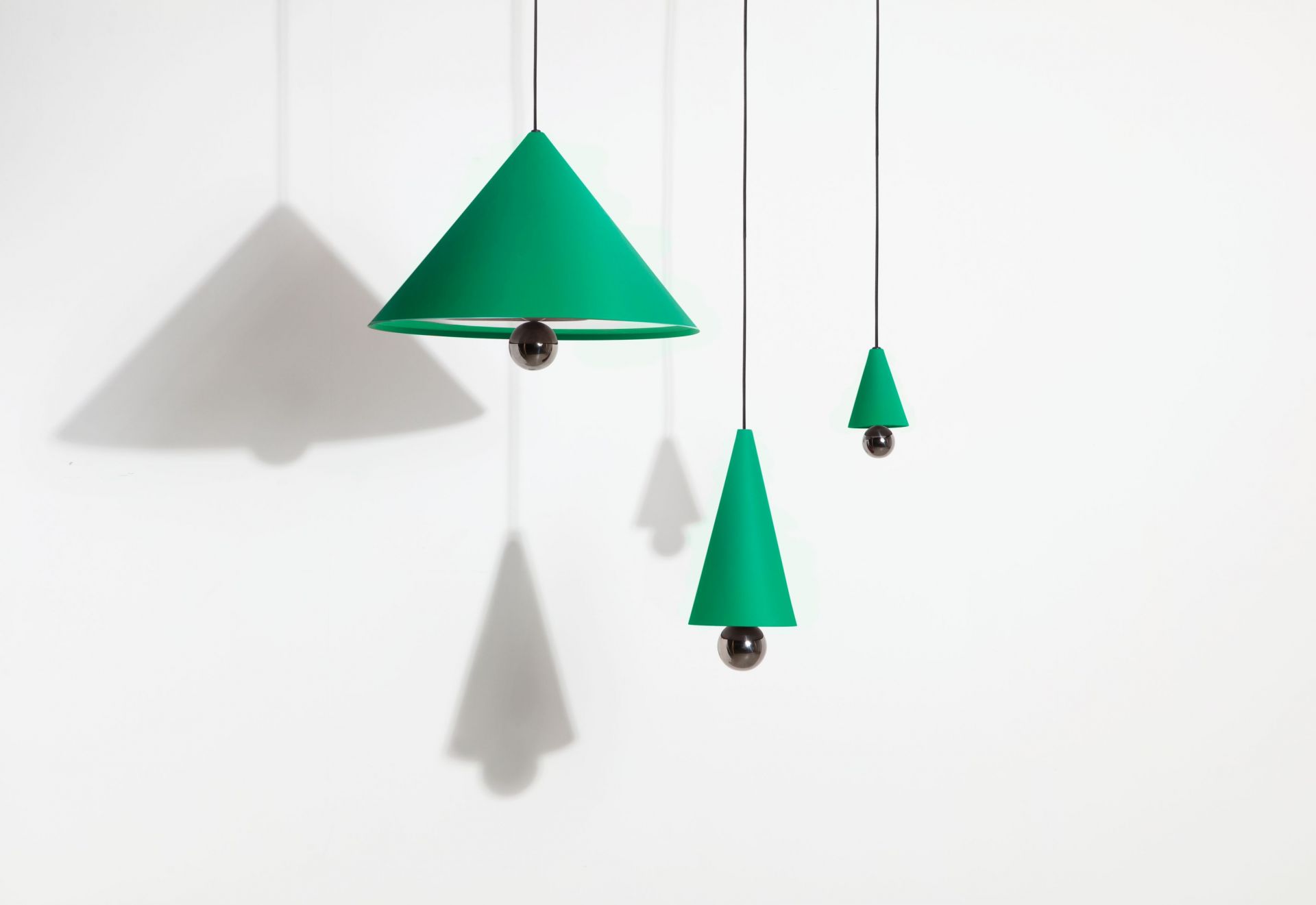 Cherry Pendant light Pendant lamp L Petite Friture Mint green
