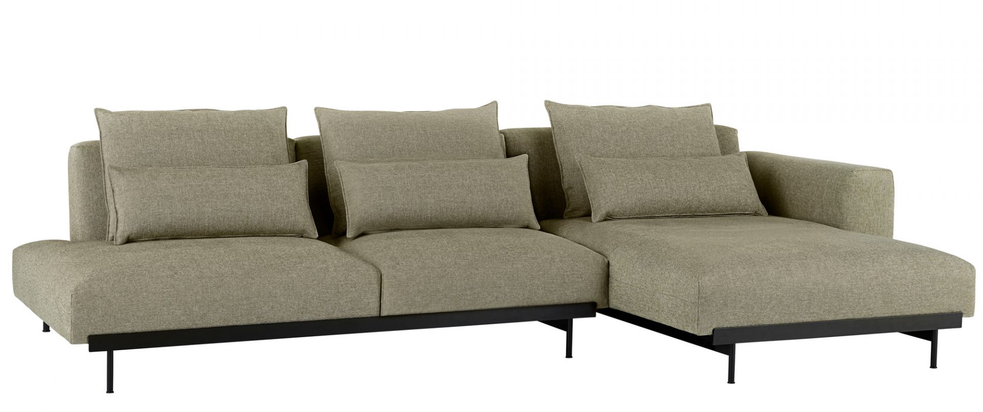 In Situ Modular Sofa 3-Seater Chaise Longue Muuto