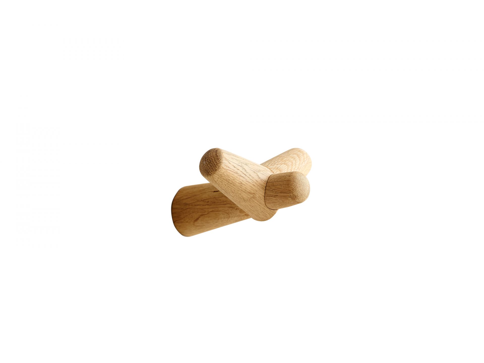Tail Wing Hook Black Painted Birch Woud SINGLE PIECES