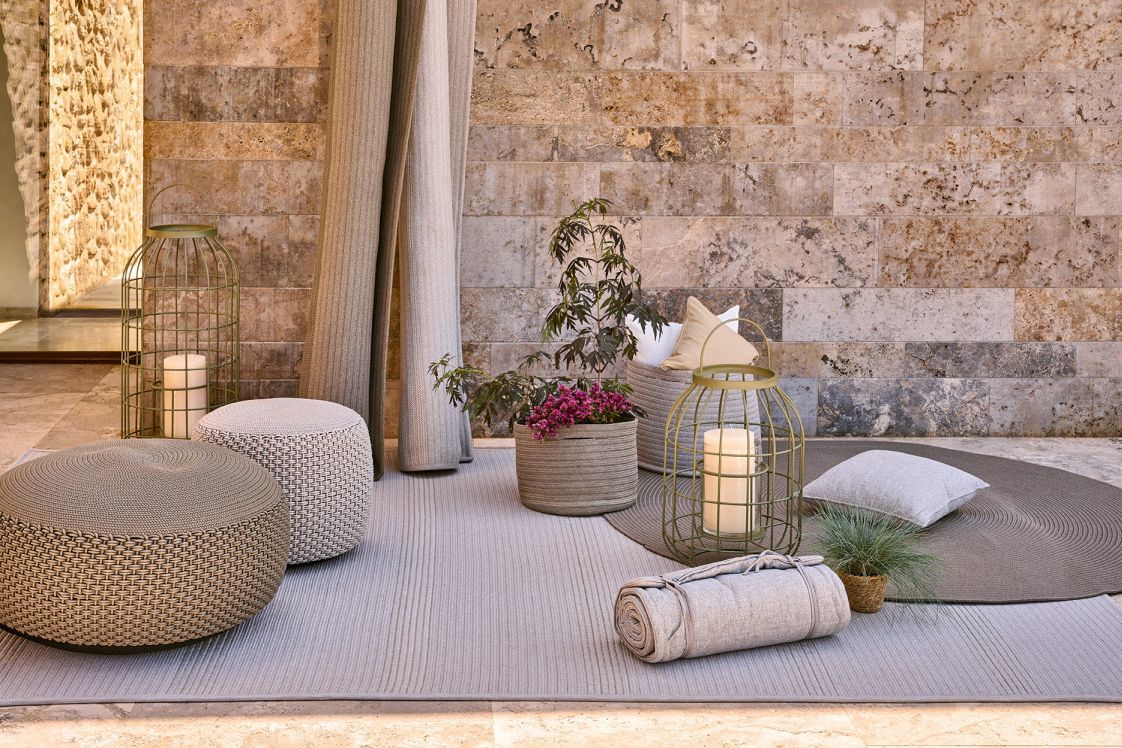 Pouf Stool Medium Indoor / Outdoor Weishäupl