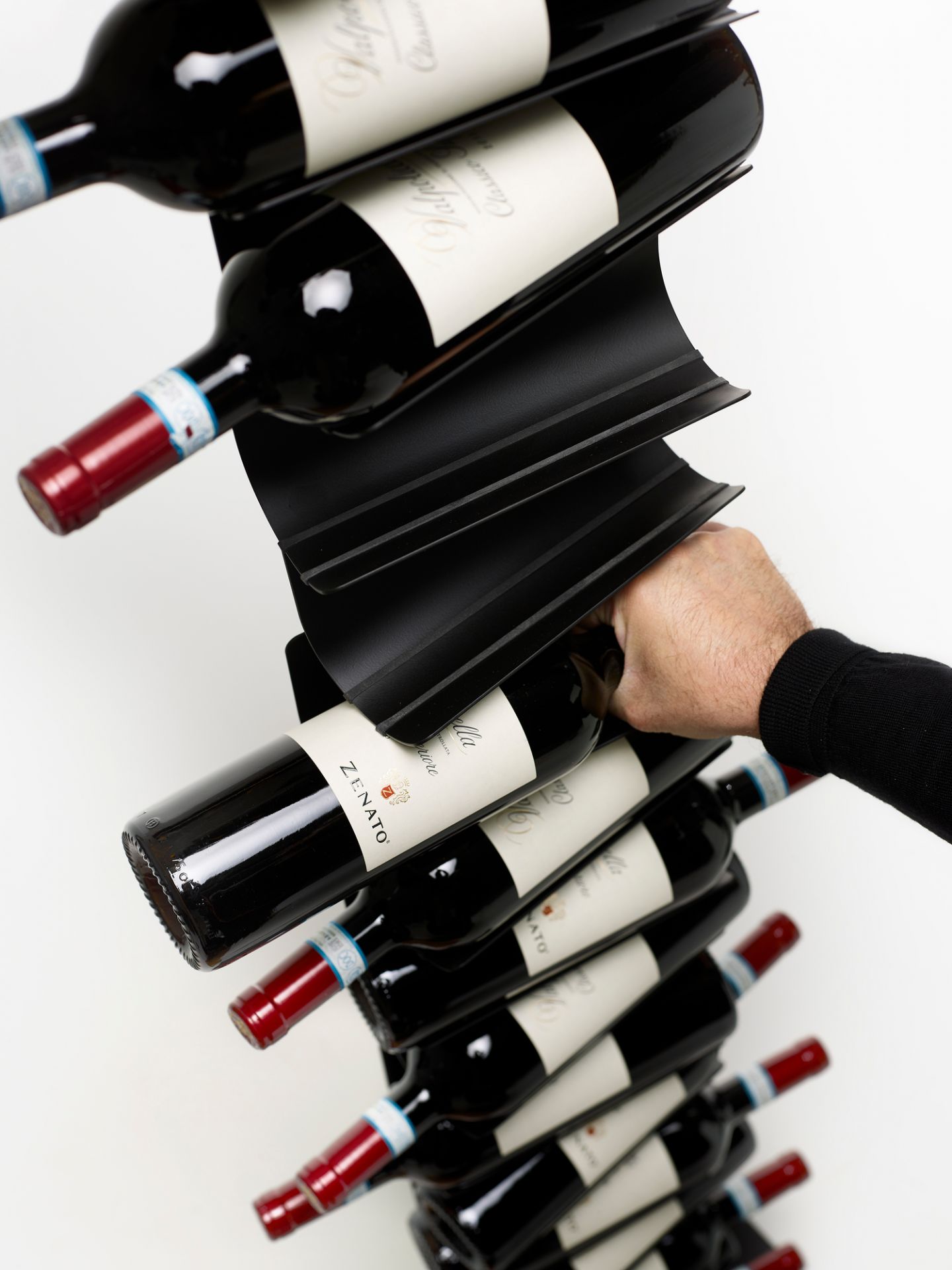 Ptolomeo Vino Wine Rack 155 Black Opinion Ciatti