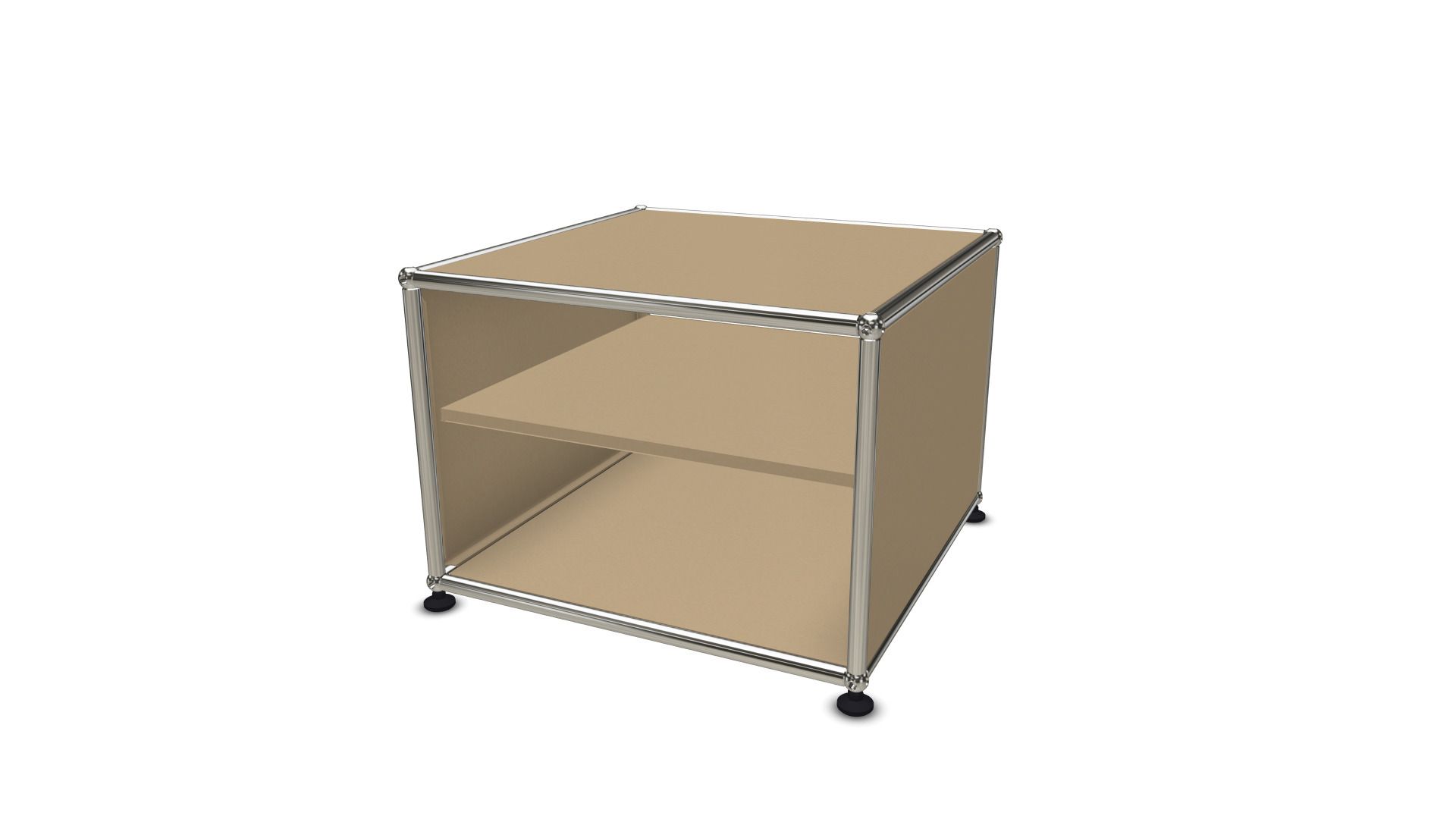 USM Haller Beistelltisch mit Zwischentablar beige