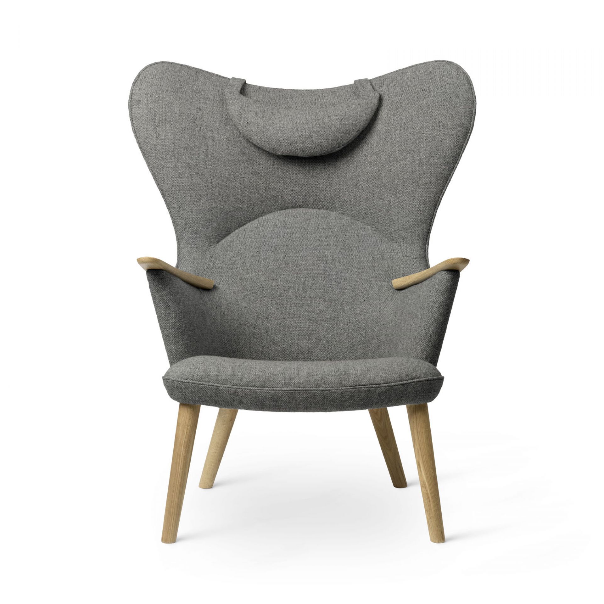 CH78 Mama Bear Lounge Chair Fiord 0151 Carl Hansen & Søn