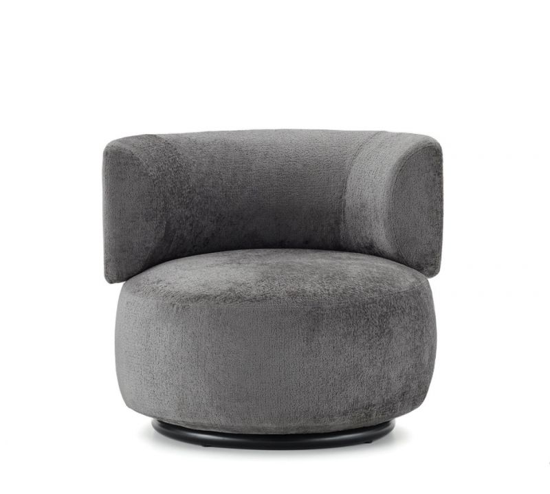 K-Wait Armchair Chenille grey Kartell