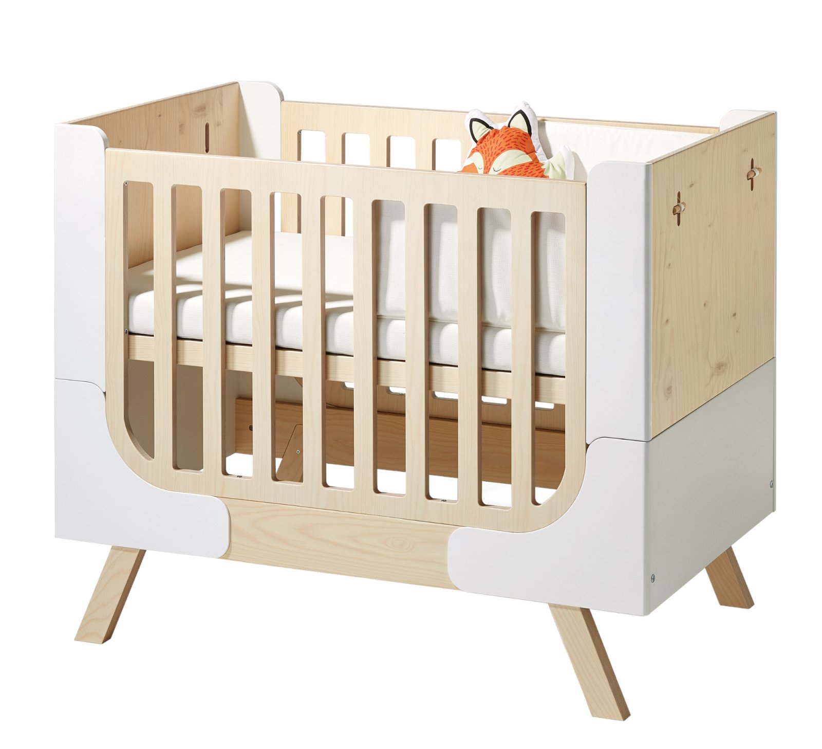 Fall protection set of 2 for Famille Garage baby bed / children's bed Richard Lampert