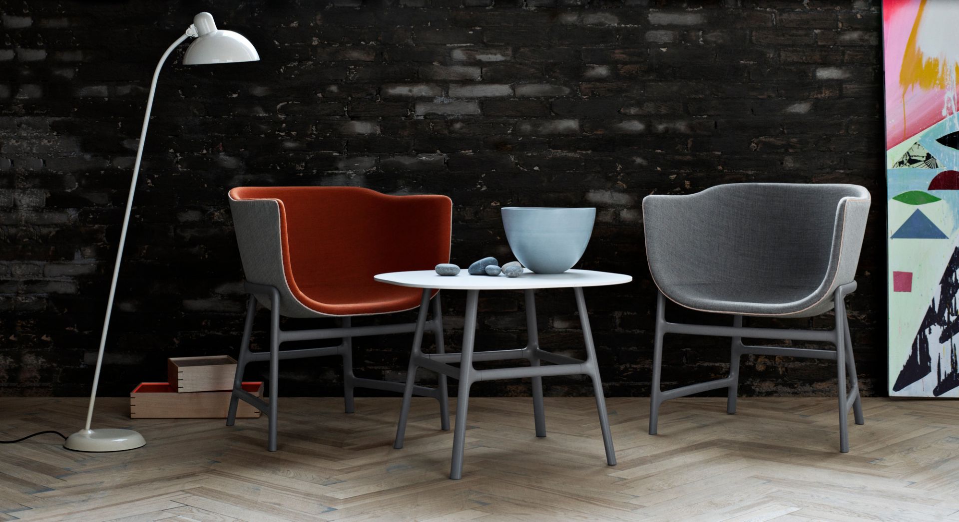 6556 F Floor lamp KAISER idell Fritz Hansen