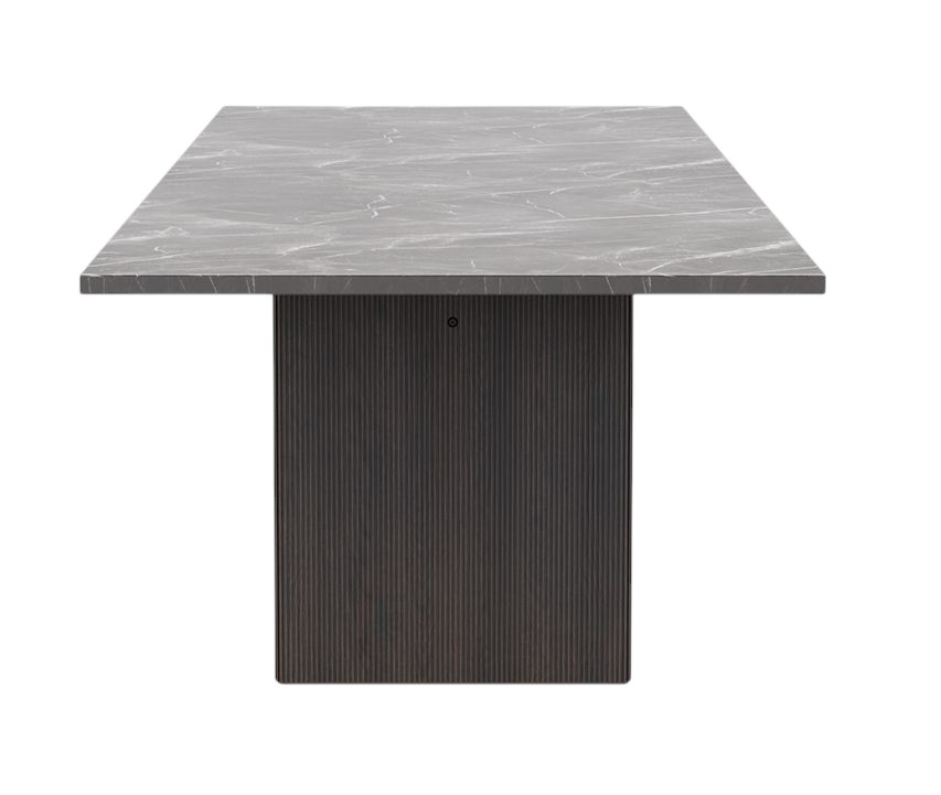 Cabin Square Table Dining Table Jura Grey Blue/Dark Oak Vipp 