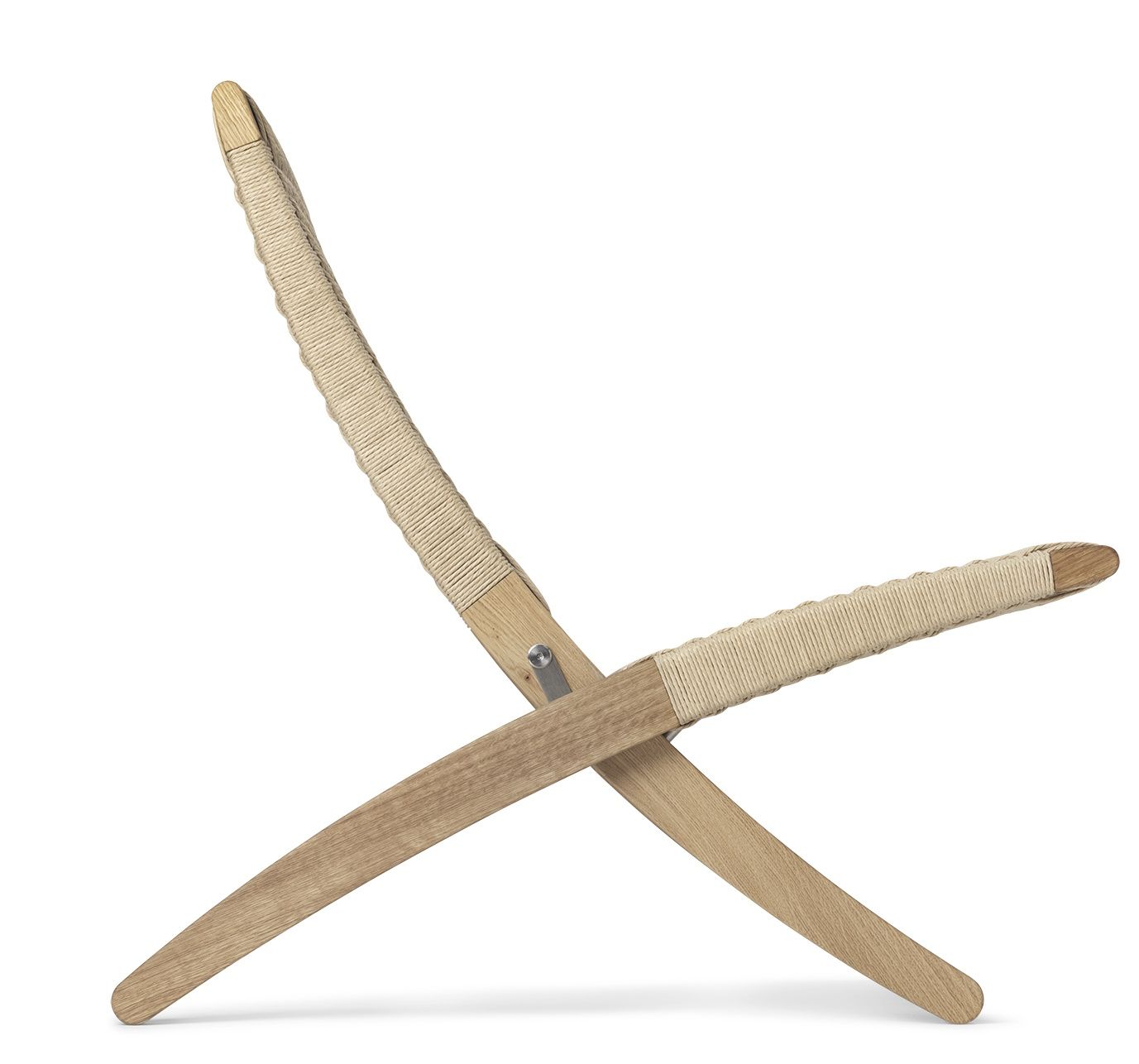 Cuba Paper Cord wickerwork armchair OAK OILED Carl Hansen & Søn SINGLE PIECES